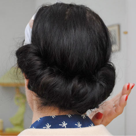 Hairstyle of the Day #9-Tuck & Roll Updo - ClassyCurlies DIY, Clean Beauty  and Healthy Living