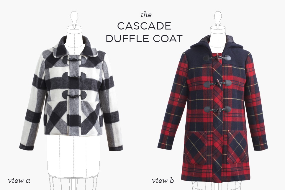 Cascade Duffle Coat from Grainline Studio