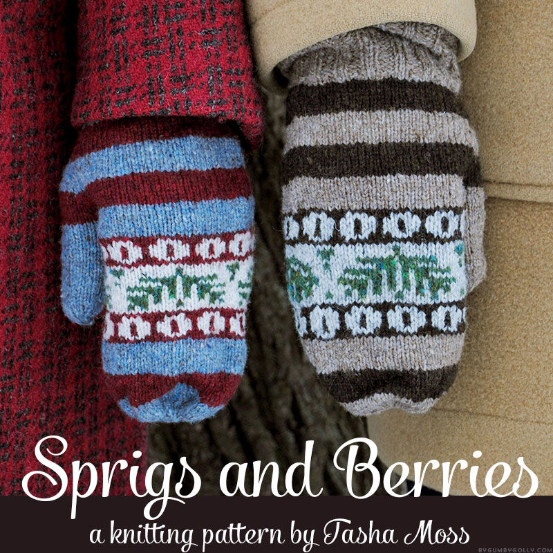 Sprigs and Berries knitting pattern by Tasha Moss