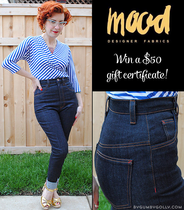 Mood Fabrics giveaway at By Gum, By Golly