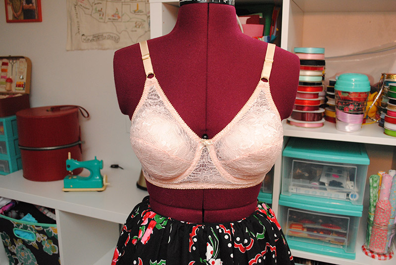True bra-making confessions: I finally found a retro bra sewing pattern I  like! - Tasha Could Make That