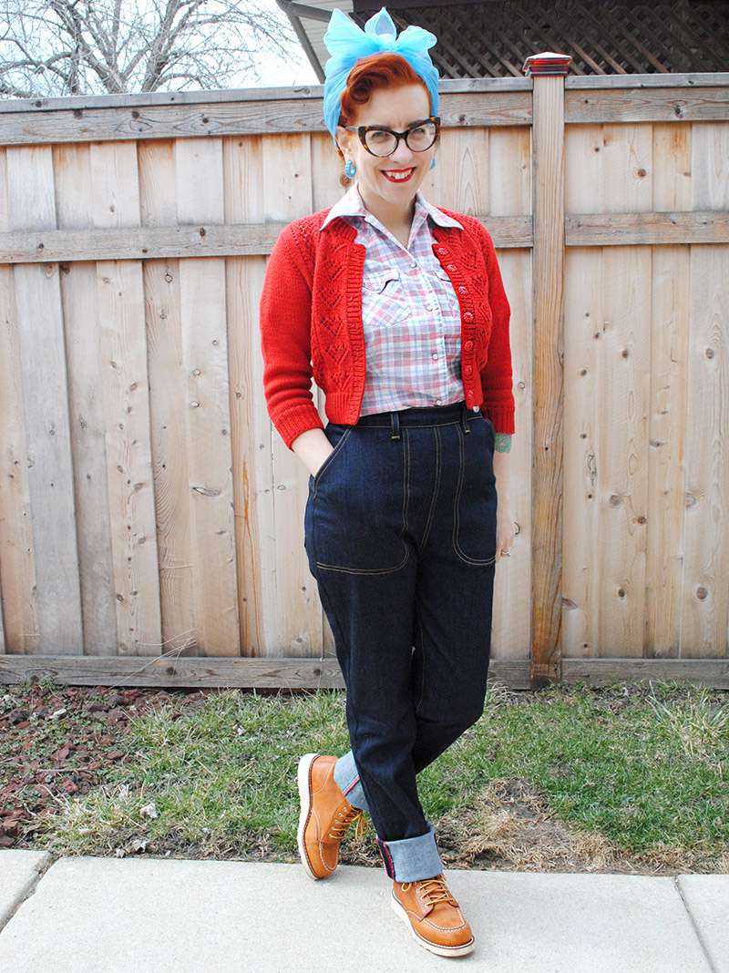 1950s-style cuffed jeans (and informal video extravaganza!) - Tasha Could  Make That